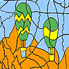 play Flying Balloons Coloring
