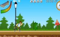 play Ben 10 Skateboarding