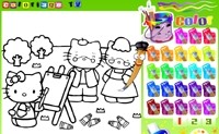 play Hello Kitty Painting