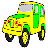 play Fast Mountain Jeep Coloring