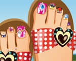 play Summer Pedicure