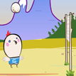 play Egg Volleyball