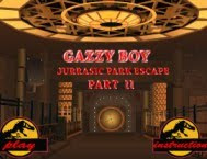 play Gazzyboy Jurassic Park Escape 2