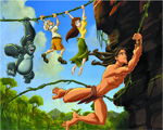 play Tarzan - Hidden Alphabets