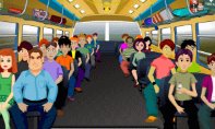 play Funny School Bus
