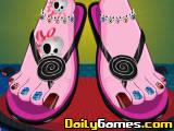 play Monster High Pedicure