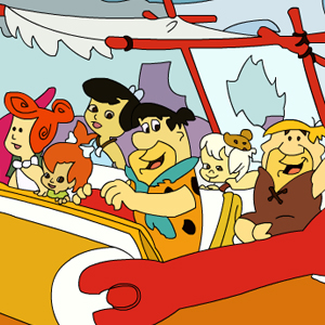 play Flintstones Coloring Book