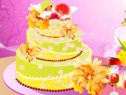 A Stunning Wedding Cake Decoration