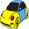 play Little Pink Car Coloring