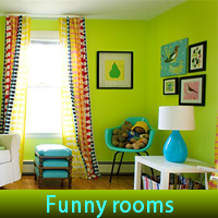 play Funny Rooms. Find Objects