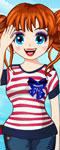 Cute Navy Girl Makeover