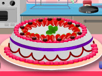 Cooking Strawberry Cake