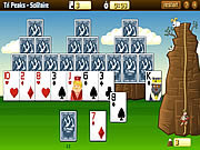 play Tri-Peaks Solitaire