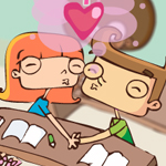 play Classroom Kissing