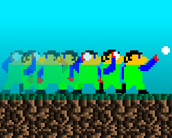 play One Button Pixelympics