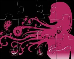 play Mystery Hair Jigsaw