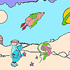 play Two Star Robot Coloring