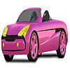 play Pink Open Top Car Coloring