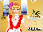 play Waitress Dress Up