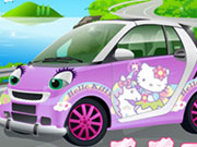 play Hello Kitty Car