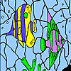 play Oceanic Fishes Coloring