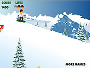 play Ben 10 Snowboard