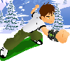 play Ben 10 Snowboard