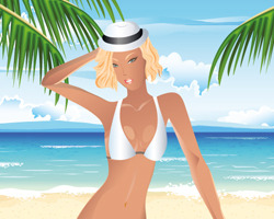 play Lady On The Beach