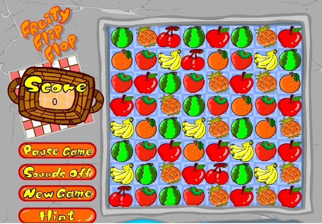 play Frutas Flip Flop - Fruit Flip Flop