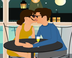 play Keira And James Kissing