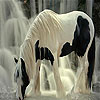 play Waterfall And Horse Slide Puzzle