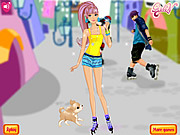 play Barbie On Roller Skates