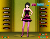 play Emo Fashions Dress Up