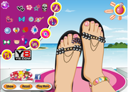 play Summer Pedicure