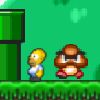 play Bart And Homer In Mario World