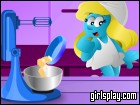 play Smurfette Cake