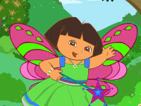 play Fairy Dora Dress Up