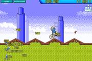 play Smurf Bmx