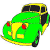 play Black Door Car Coloring