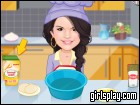 Selena Gomez Cooking Cookies