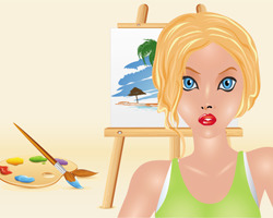 play Little Painter Makeup