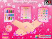play Winter Nails Design