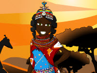 play Kenya Dress Up