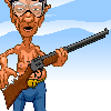 play Grampa Grumble Skeet Shoot