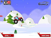 play Christmas Tractor Race