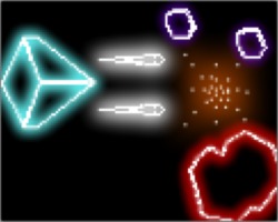 play Neon Asteroids