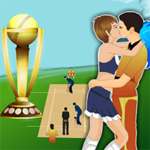 play Re Cricket Player Kiss