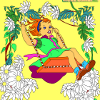 play Kid'S Coloring: Happy Girl