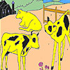 play Grazing Cows Coloring