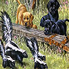 play Hungry Cute Friends Slide Puzzle